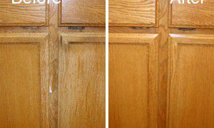 Classic Cabinet Refinishing Before and After