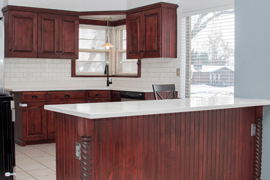 Before-cabinet painting in flagstaff az