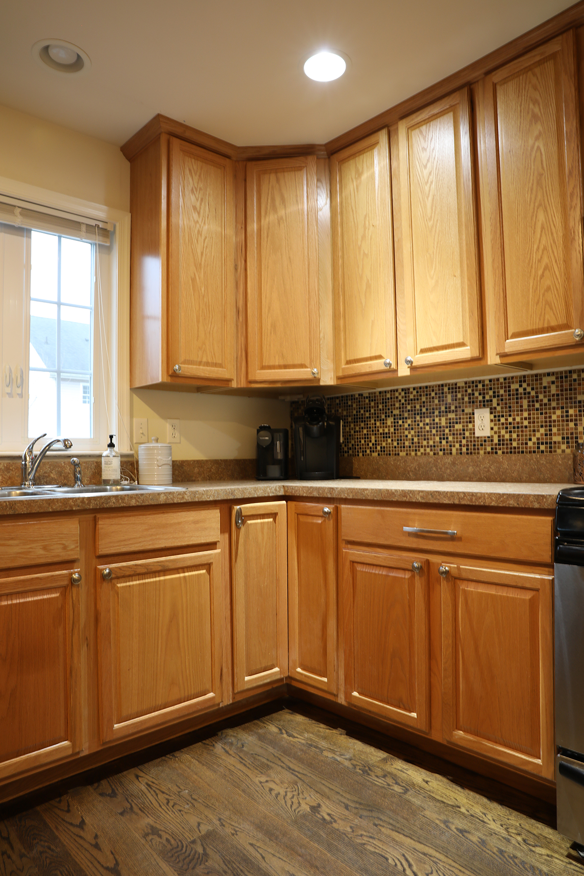 after cabinet refinishing in goose creek