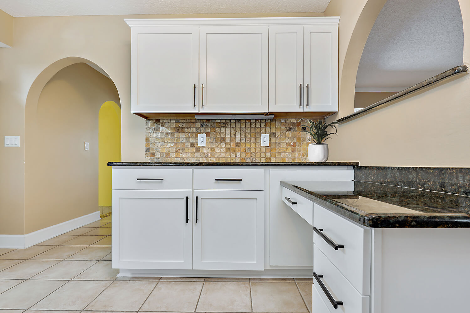 Kitchen after cabinet refacing in Virginia Beach, VA