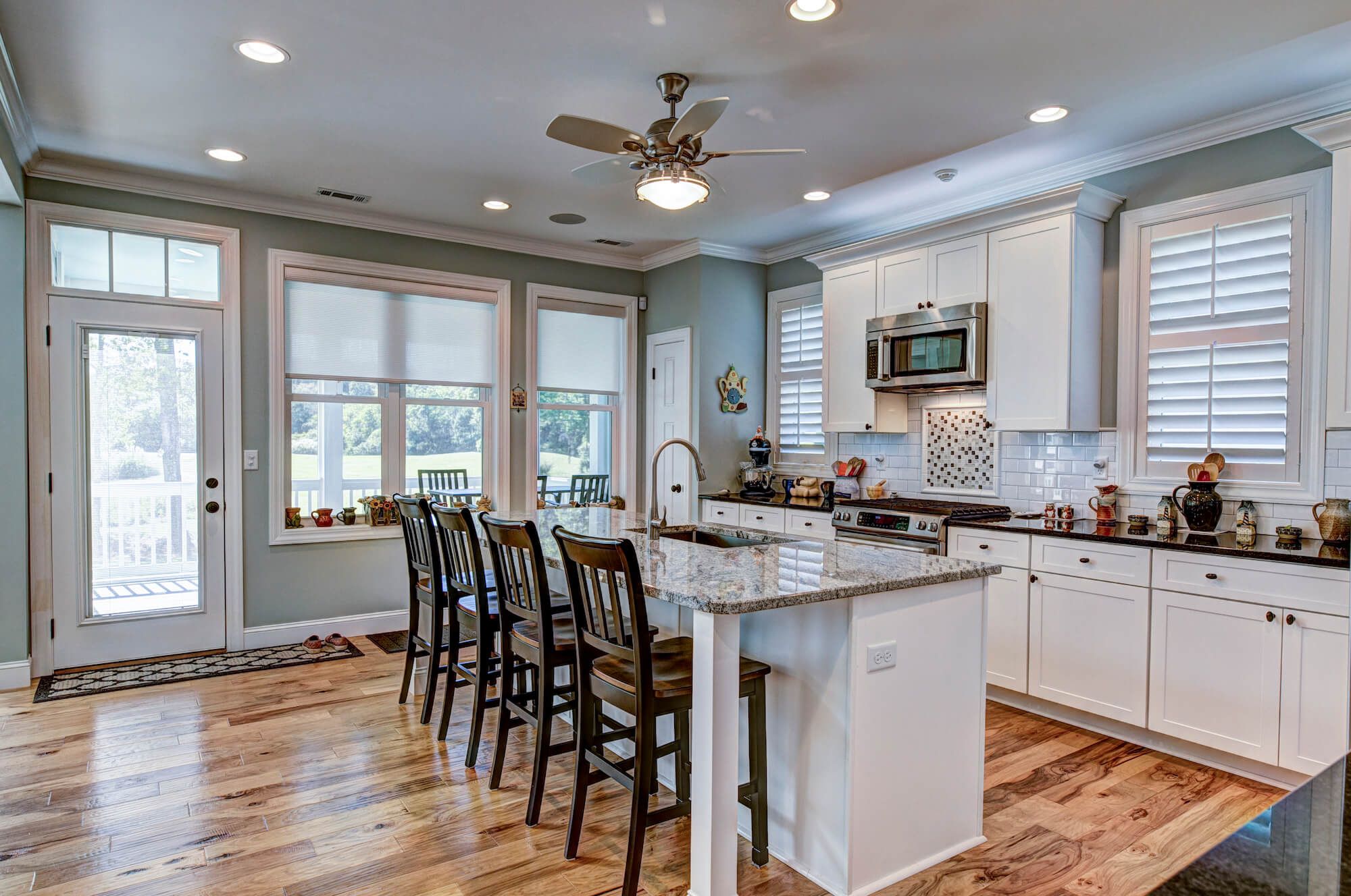 newly refaced kitchen cabinets in James Island