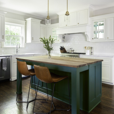 custom cabinet painting in a boise kitchen