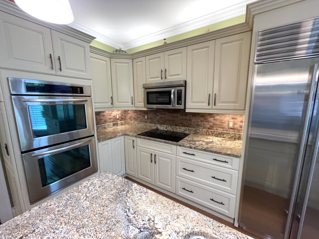 white cabinets