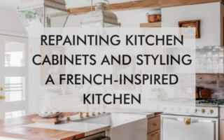 repainting kitchen cabinets for french inspired kitchen