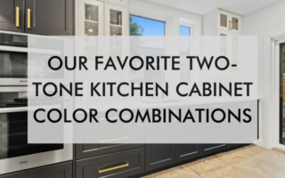 two tone kitchen cabinets