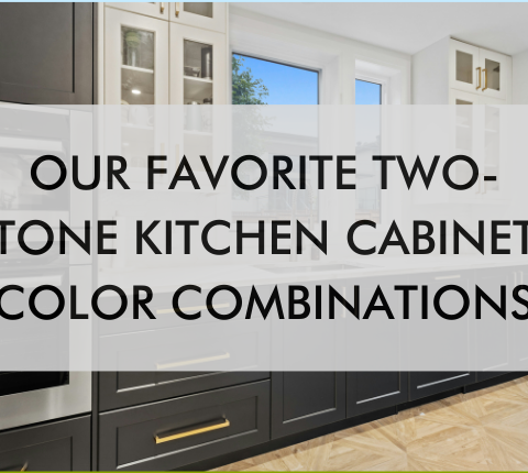 two tone kitchen cabinets