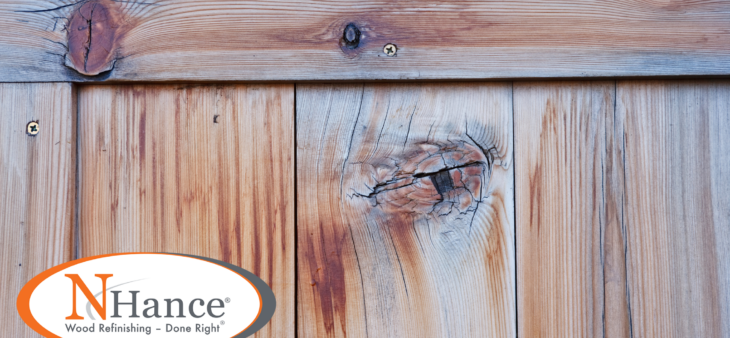 Knotty Pine Cabinet with NHance Logo