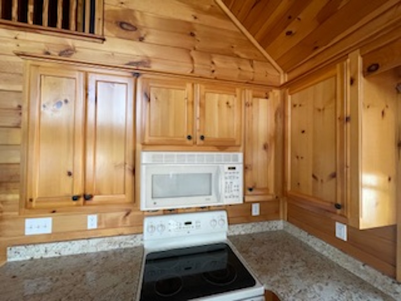 brown cabinets