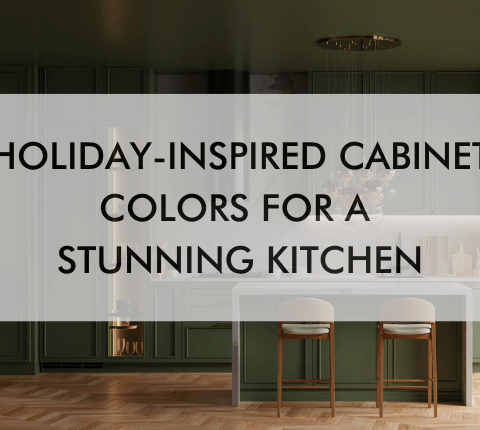 green kitchen "Holiday-Inspired Cabinet Colors for a Stunning Kitchen"