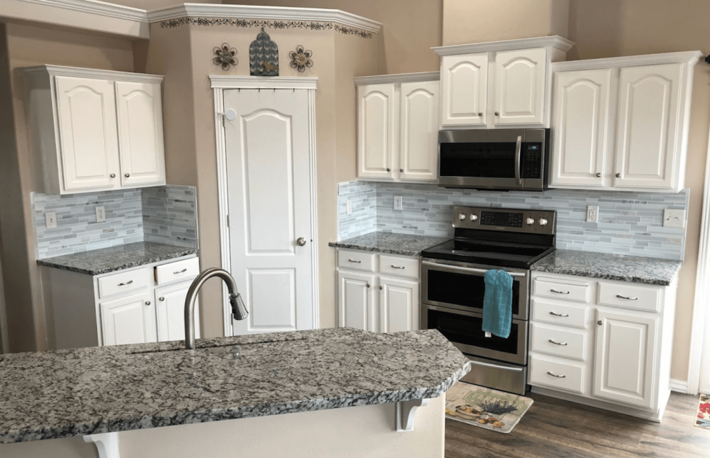 white kitchen cabinets in meridian, id